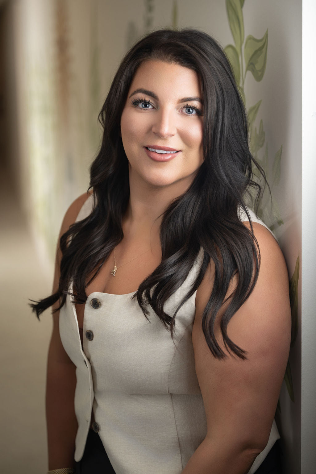 Leah Cain, Registered Dietitian and founder of Prana Hot Yoga, professional headshot for Fredericton yoga studio