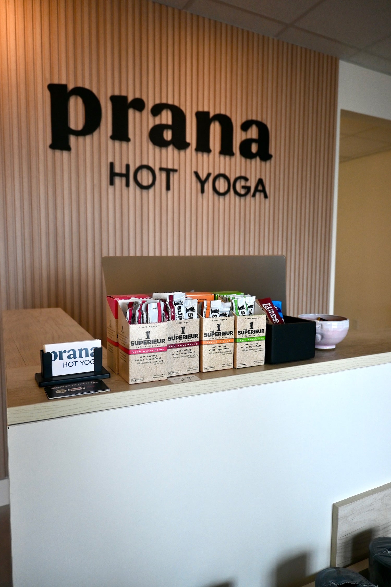 Our front desk is one of many shared amenities we maintain together through mindful use and respect